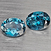 Natural London Blue Topaz 4.02 Ct. 2 Pcs Oval Shape 9 x 7.1 Mm Gemstones From Brazil Natural London Blue Topaz 4.02 Ct. 2 Pcs Oval Shape 9 x 7.1 Mm Gemstones From Brazil