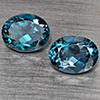 Natural London Blue Topaz 4.65 Ct. 2 Pcs Oval Shape 9.3 x 7 Mm Gemstones From Brazil Natural London Blue Topaz 4.65 Ct. 2 Pcs Oval Shape 9.3 x 7 Mm Gemstones From Brazil
