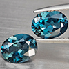 Natural London Blue Topaz 3.96 Ct. 2 Pcs Oval Shape 9 x 7 Mm Gemstones From Brazil Natural London Blue Topaz 3.96 Ct. 2 Pcs Oval Shape 9 x 7 Mm Gemstones From Brazil
