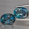Natural London Blue Topaz 3.94 Ct. 2 Pcs Oval Shape 9 x 7.2 Mm Gemstones From Brazil Natural London Blue Topaz 3.94 Ct. 2 Pcs Oval Shape 9 x 7.2 Mm Gemstones From Brazil