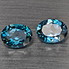 Natural London Blue Topaz 4.13 Ct. 2 Pcs Oval Shape 9.1 x 7.2 Mm Gemstone from Brazil Natural London Blue Topaz 4.13 Ct. 2 Pcs Oval Shape 9.1 x 7.2 Mm Gemstone from Brazil