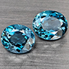Natural London Blue Topaz 5.11 Ct. 2 Pcs Oval Shape 9.1 x 7.7 Mm Gemstone from Brazil Natural London Blue Topaz 5.11 Ct. 2 Pcs Oval Shape 9.1 x 7.7 Mm Gemstone from Brazil