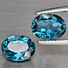 Natural London Blue Topaz 5.16 Ct. 2 Pcs Oval Shape 9.5 x 8 Mm Gemstone from Brazil Natural London Blue Topaz 5.16 Ct. 2 Pcs Oval Shape 9.5 x 8 Mm Gemstone from Brazil