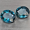 Natural London Blue Topaz 3.29 Ct. 2 Pcs Oval Shape 8.9 x 6.8 Mm Gemstones From Brazil Natural London Blue Topaz 3.29 Ct. 2 Pcs Oval Shape 8.9 x 6.8 Mm Gemstones From Brazil