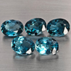 Natural London Blue Topaz 9.52 Ct 5 Pcs Oval Shape 8.8 x 6.7 Mm Gemstones From Brazil Natural London Blue Topaz 9.52 Ct 5 Pcs Oval Shape 8.8 x 6.7 Mm Gemstones From Brazil