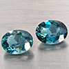 Natural London Blue Topaz 4.65 Ct. 2 Pcs Oval Shape 9.3 x 7.3 Mm Gemstone from Brazil Natural London Blue Topaz 4.65 Ct. 2 Pcs Oval Shape 9.3 x 7.3 Mm Gemstone from Brazil