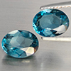 Natural London Blue Topaz 4.01 Ct. 2 Pcs Oval Shape 9 x 7 Mm Gemstone from Brazil Natural London Blue Topaz 4.01 Ct. 2 Pcs Oval Shape 9 x 7 Mm Gemstone from Brazil