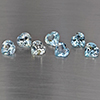 Natural Baby Blue Topaz 6.01 Ct. 7 Pcs Heart Shape 6.2 Mm Gemstone from Brazil Natural Baby Blue Topaz 6.01 Ct. 7 Pcs Heart Shape 6.2 Mm Gemstone from Brazil