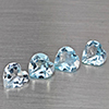 Natural Baby Blue Topaz 3.13 Ct. 4 Pcs Heart Shape 6.2 Mm Gemstones From Brazil Natural Baby Blue Topaz 3.13 Ct. 4 Pcs Heart Shape 6.2 Mm Gemstones From Brazil