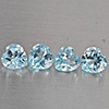 Natural Baby Blue Topaz 4.39 Ct. 4 Pcs Heart Shape 6.4 Mm Gemstones From Brazil Natural Baby Blue Topaz 4.39 Ct. 4 Pcs Heart Shape 6.4 Mm Gemstones From Brazil