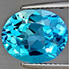 Natural Gem Swiss Blue Topaz 5.86 Ct. Oval Shape 12.1 x 9.8 Mm Gemstone from Brazil Natural Gem Swiss Blue Topaz 5.86 Ct. Oval Shape 12.1 x 9.8 Mm Gemstone from Brazil