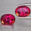 Natural Pink Topaz 3.24 Ct. 2 Pcs Oval Shape 8.2 x 6 Mm Gemstone From Brazil Natural Pink Topaz 3.24 Ct. 2 Pcs Oval Shape 8.2 x 6 Mm Gemstone From Brazil
