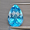 Natural Swiss Blue Topaz 6.73 Ct. Pear Shape 14 x 9.8 Mm Gemstone from Brazil Natural Swiss Blue Topaz 6.73 Ct. Pear Shape 14 x 9.8 Mm Gemstone from Brazil