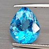 Natural Swiss Blue Topaz 5.79 Ct. Pear Shape 12.3 x 10.1 Mm Gemstone from Brazil Natural Swiss Blue Topaz 5.79 Ct. Pear Shape 12.3 x 10.1 Mm Gemstone from Brazil