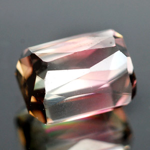 Clean Octagon 1.45 Ct. Gem Natural Bi Color Tourmaline  