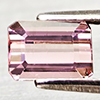 Natural Peach Pink Tourmaline 1.20 Ct. VVS Octagon Shape 6.9 x 4.9 Mm Gemstone