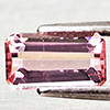 Natural Peach Pink Tourmaline 1.39 Ct. VVS Octagon Shape 8.6 x 4.9 Mm Gemstone