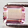 Natural Peach Pink Tourmaline 1.15 Ct. VVS Octagon Shape 5.6 x 5.2 Mm Gemstone