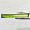 Natural Green Tourmaline 1.28 Ct. VVS Octagon Shape 21 x 3.2 Mm Gemstone