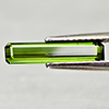 Natural Green Tourmaline 1.15 Ct. VVS Octagon Shape 14.1 x 3.2 Mm Gemstone