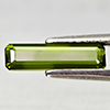 Natural Green Tourmaline 0.91 Ct. VVS Octagon Shape 11.1 x 3.1 Mm Gemstone