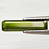 Natural Green Tourmaline 1.24 Ct. VVS Octagon Shape 13.5 x 3.4 Mm Gemstone