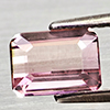 Natural Pink Tourmaline 1.09 Ct.Octagon Shape 7 x 5.1 Mm Gemstone From Nigeria