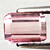 Natural Pink Tourmaline 1.26 Ct.Octagon Shape 6.6 x 4.9 Mm Gemstone From Nigeria