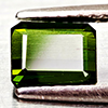 Natural Green Tourmaline 0.90 Ct Octgon Shape 6.4 x 5.2 Mm Gemstone From Nigeria