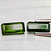 Natural Green Tourmaline 1.61 Ct 2 Pcs Octgon Shape Gemstone From Nigeria