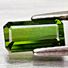 Natural Green Tourmaline 0.96 Ct Octgon Shape 8.2 x 4.4 Mm Gemstone From Nigeria