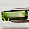 Natural Green Tourmaline 1.35 Ct. Octagon Shape 10.6 x 4.2 Mm Gemstone