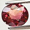 Natuarl Orangish Pink Tourmaline 1.14 Ct. Oval Shape 6.7 x 5.8 Mm Gemstone