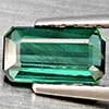Natural Green Tourmaline 0.90 Ct. Octagon Shape 7.5 x 4.2 Mm. Gemstone From Nigeria Natural Green Tourmaline 0.90 Ct. Octagon Shape 7.5 x 4.2 Mm. Gemstone From Nigeria