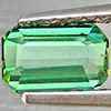 Natural Green Tourmaline 0.93 Ct. Octagon Shape 6.5 x 4.3 Mm. Gemstone From Nigeria Natural Green Tourmaline 0.93 Ct. Octagon Shape 6.5 x 4.3 Mm. Gemstone From Nigeria