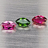 Natural Fancy Color Tourmaline 1.34 Ct. 3 Pcs Marquise Shape 7 x 4 Mm Gemstone from Nigeria Natural Fancy Color Tourmaline 1.34 Ct. 3 Pcs Marquise Shape 7 x 4 Mm Gemstone from Nigeria