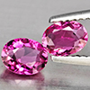 Natural Pink Tourmaline 1.08 Ct. 2 Pcs Oval Shape 6 x 4.8 Mm Gemstone from Nigeria Natural Pink Tourmaline 1.08 Ct. 2 Pcs Oval Shape 6 x 4.8 Mm Gemstone from Nigeria