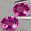 Natural Pink Tourmaline 1.08 Ct. 2 Pcs Oval Shape 5.7 x 4.4 Mm Gemstone from Nigeria Natural Pink Tourmaline 1.08 Ct. 2 Pcs Oval Shape 5.7 x 4.4 Mm Gemstone from Nigeria