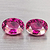 Natural Pink Tourmaline 2.53 Ct. 2 Pcs Oval Shape 7.8 x 6 Mm Gemstone from Nigeria Natural Pink Tourmaline 2.53 Ct. 2 Pcs Oval Shape 7.8 x 6 Mm Gemstone from Nigeria