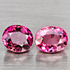 Natural Pink Tourmaline 1.77 Ct. 2 Pcs Oval Shape 6.2 x 5.5 Mm Gemstone from Nigeria Natural Pink Tourmaline 1.77 Ct. 2 Pcs Oval Shape 6.2 x 5.5 Mm Gemstone from Nigeria