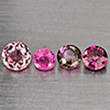 Natural Pink Tourmaline 2.21 Ct. 4 Pcs Round Shape Gemstone from Nigeria Natural Pink Tourmaline 2.21 Ct. 4 Pcs Round Shape Gemstone from Nigeria
