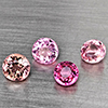 Natural Pink Tourmaline 2.11 Ct. 4 Pcs Round Shape Gemstones From Nigeria Natural Pink Tourmaline 2.11 Ct. 4 Pcs Round Shape Gemstones From Nigeria