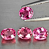 Natural Pink Tourmaline 2.31 Ct. 4 Pcs Oval Shape 5.7 x 4.9 Mm Gemstone from Nigeria Natural Pink Tourmaline 2.31 Ct. 4 Pcs Oval Shape 5.7 x 4.9 Mm Gemstone from Nigeria