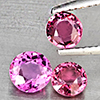 Natural Pink Tourmaline 1.54 Ct. 3 Pcs Round Shape Gemstones From Nigeria Natural Pink Tourmaline 1.54 Ct. 3 Pcs Round Shape Gemstones From Nigeria