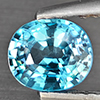 Natural Blue Zircon 0.98 Ct. Oval Shape 6.3 x 5.3 Mm Gemstone From Cambodia Natural Blue Zircon 0.98 Ct. Oval Shape 6.3 x 5.3 Mm Gemstone From Cambodia