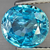 Natural Blue Zircon 2.77 Ct. Oval Shape 8.6 x 7.3 Mm Gemstone from Cambodia Natural Blue Zircon 2.77 Ct. Oval Shape 8.6 x 7.3 Mm Gemstone from Cambodia