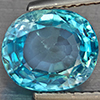 Natural Blue Zircon 2.99 Ct. Oval Shape 8.7 x 7.5 Mm Gemstone from Cambodia Natural Blue Zircon 2.99 Ct. Oval Shape 8.7 x 7.5 Mm Gemstone from Cambodia