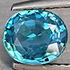 Natural Blue Zircon 2.04Ct. Oval Shape 7.4 x 6.3 Mm Gemstone from Cambodia Natural Blue Zircon 2.04Ct. Oval Shape 7.4 x 6.3 Mm Gemstone from Cambodia