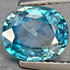 Natural Blue Zircon 2.26 Ct. Oval Shape 6.9 x 8.4 Mm Gemstone from Cambodia Natural Blue Zircon 2.26 Ct. Oval Shape 6.9 x 8.4 Mm Gemstone from Cambodia