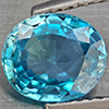 Natural Blue Zircon 2.27 Ct. Oval Shape 8.3 x 7.2 Mm Gemstone from Cambodia Natural Blue Zircon 2.27 Ct. Oval Shape 8.3 x 7.2 Mm Gemstone from Cambodia